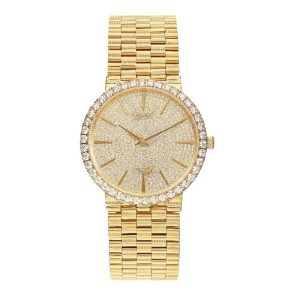 Đồng hồ Ogival 377M-G-ND-G-DA – Nam – 38,5mm – Kính sapphire – Quartz (Pin) – Dây kim loại