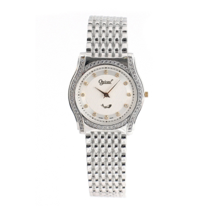 Đồng hồ Ogival 383-DM-ND-W – Nam – 32,5mm – Kính sapphire – Quartz (Pin) – Dây kim loại