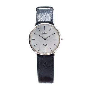 Đồng hồ Ogival A.385M-W-W-D – Nam – 33mm – Kính sapphire – Quartz (Pin) – Dây da